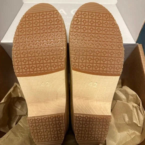 Women's Yellow Mules - Picture 3 of 3